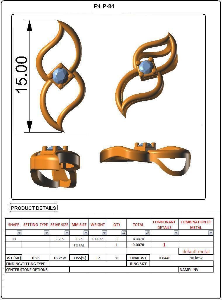 Pendant - 84 3D print model_3