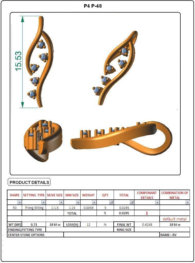 Pendant - 48 3D print model_3