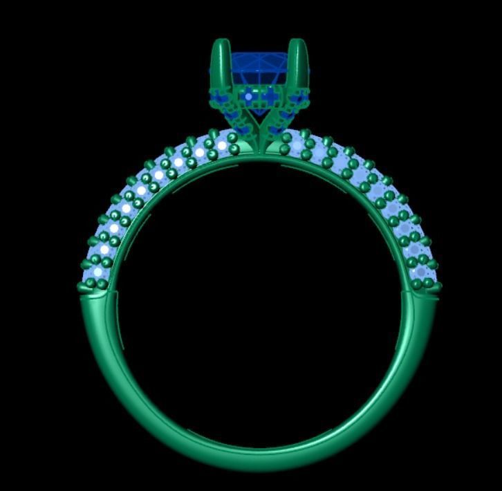 Ring ak10 3D print model_9