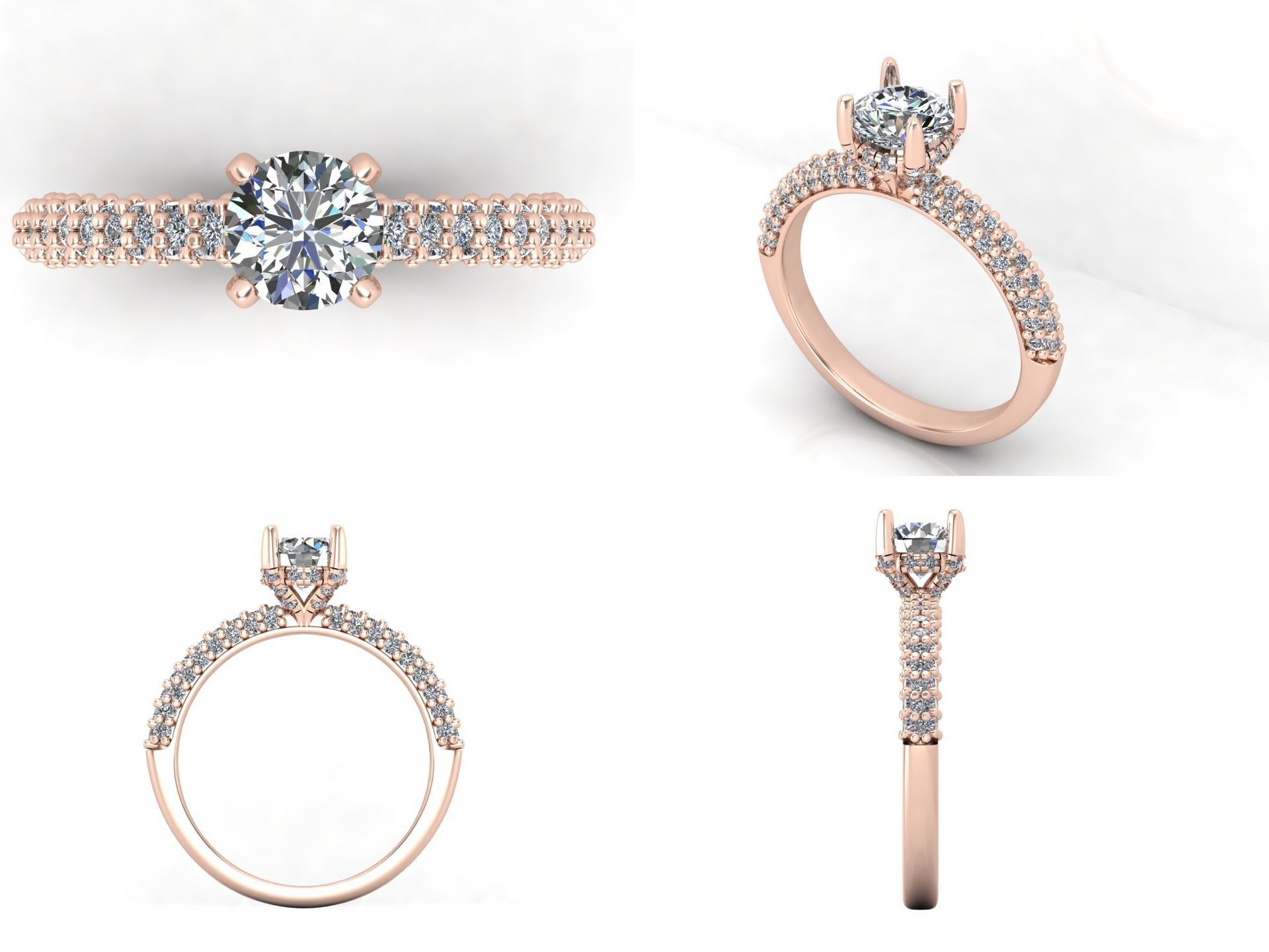 Ring ak10 3D print model_3