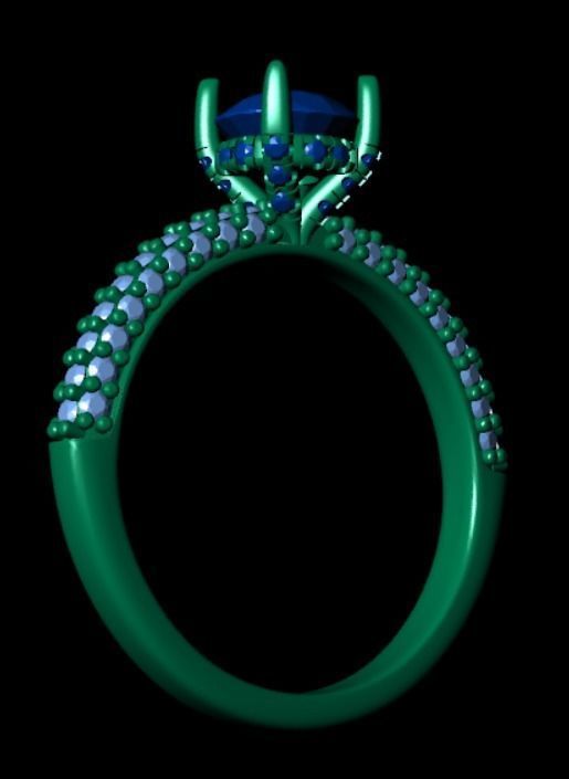 Ring ak10 3D print model_11