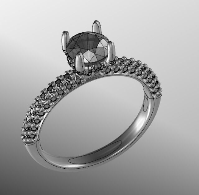 Ring ak10 3D print model_16