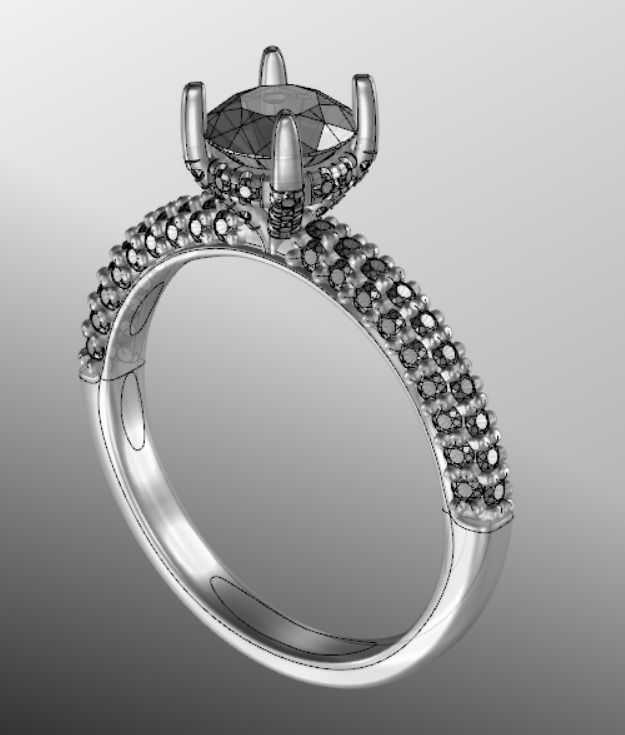 Ring ak10 3D print model_17