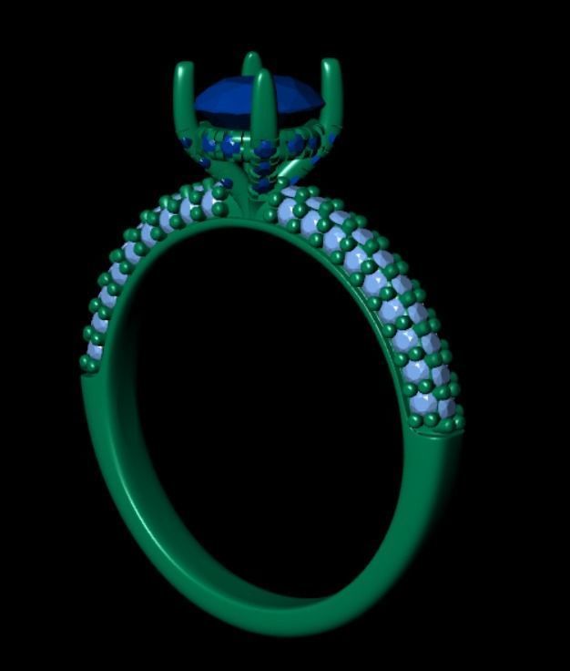 Ring ak10 3D print model_10