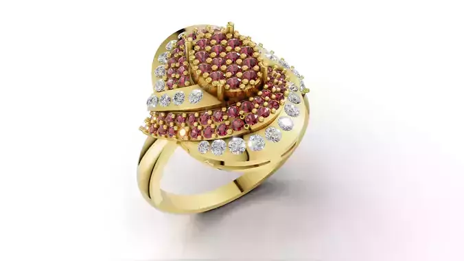 Diamond ring jewelry for woman