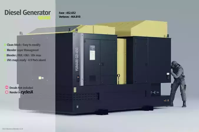 Diesel Generator Yumari-GD450