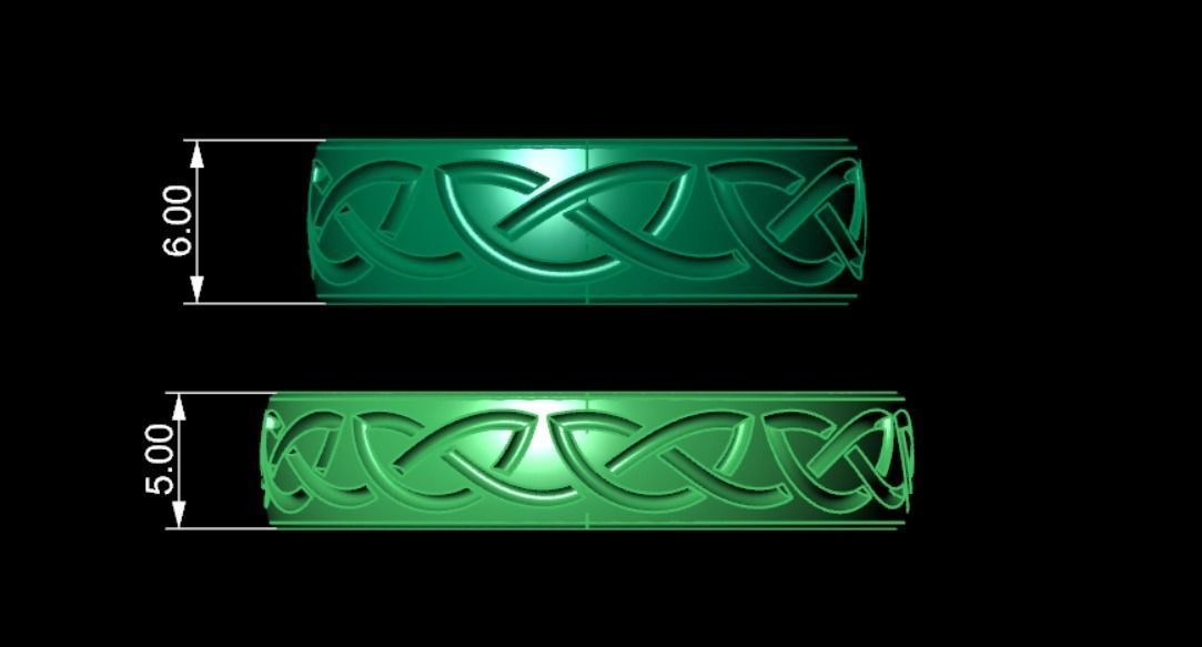 Ring od136 3D print model_7