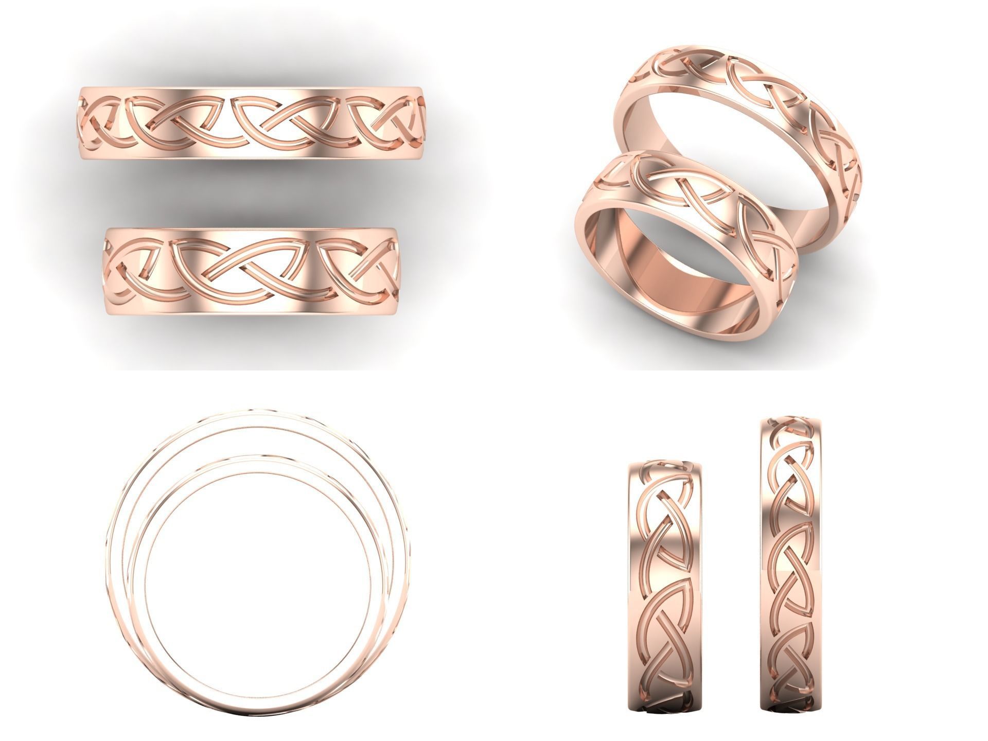 Ring od136 3D print model_3