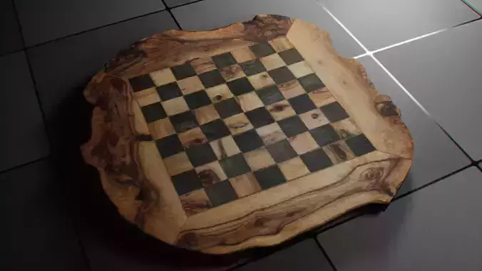 Handmade Vintage Wooden Chess Board