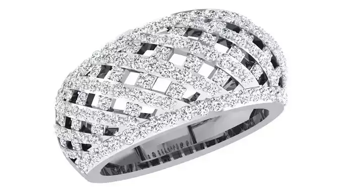 Ring - 2 diamond in gold