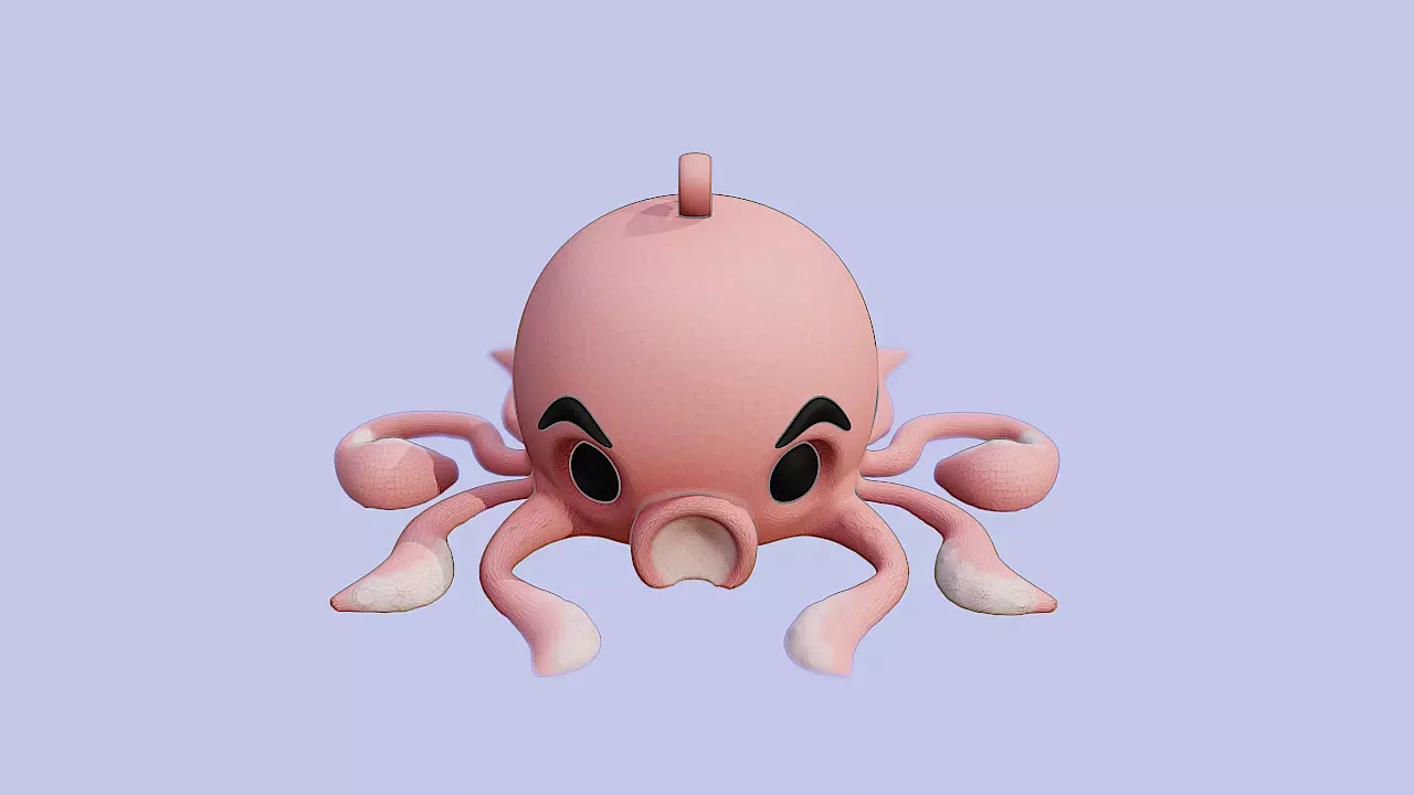squid SD 3D print model