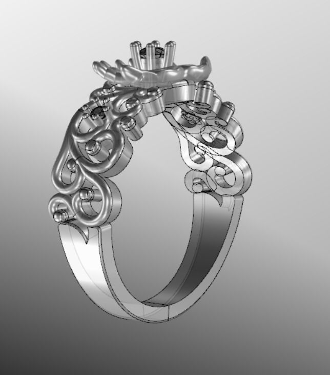 Ring 138 3D print model_15