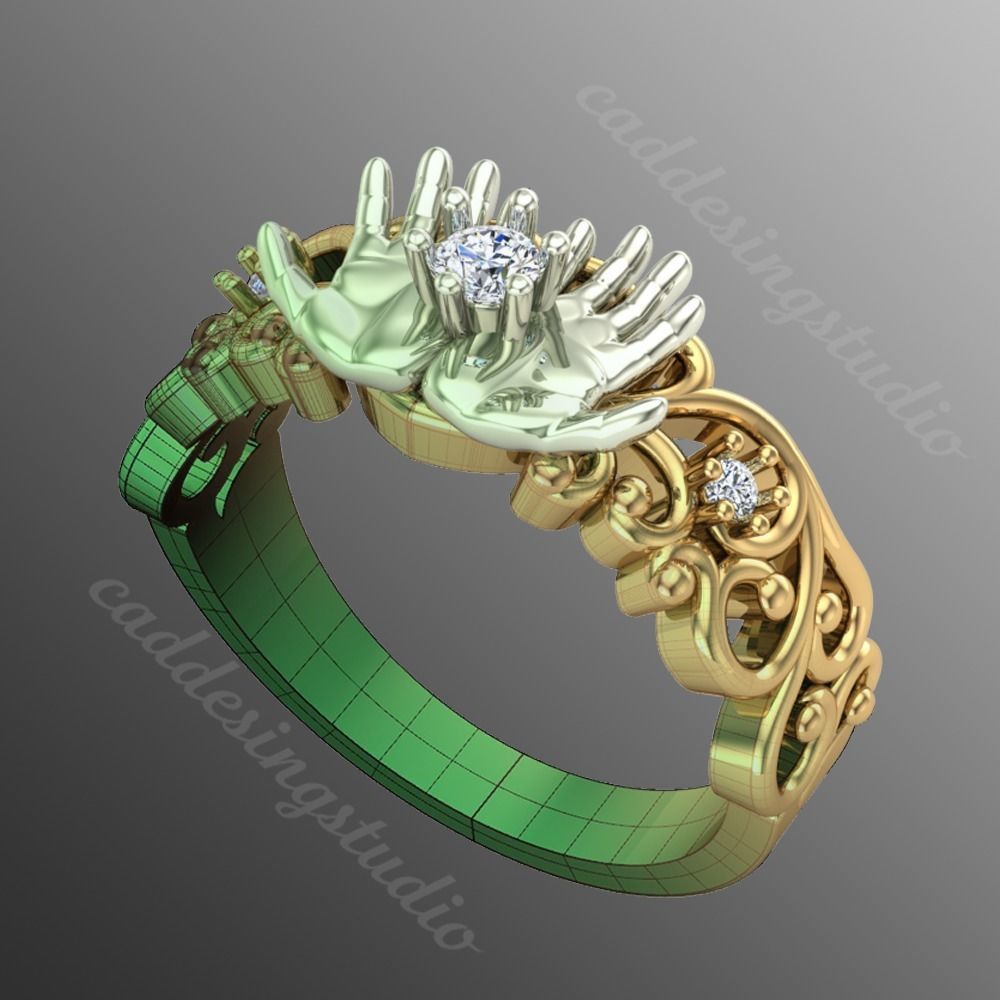 Ring 138 3D print model_1