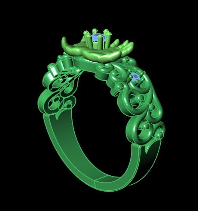 Ring 138 3D print model_10