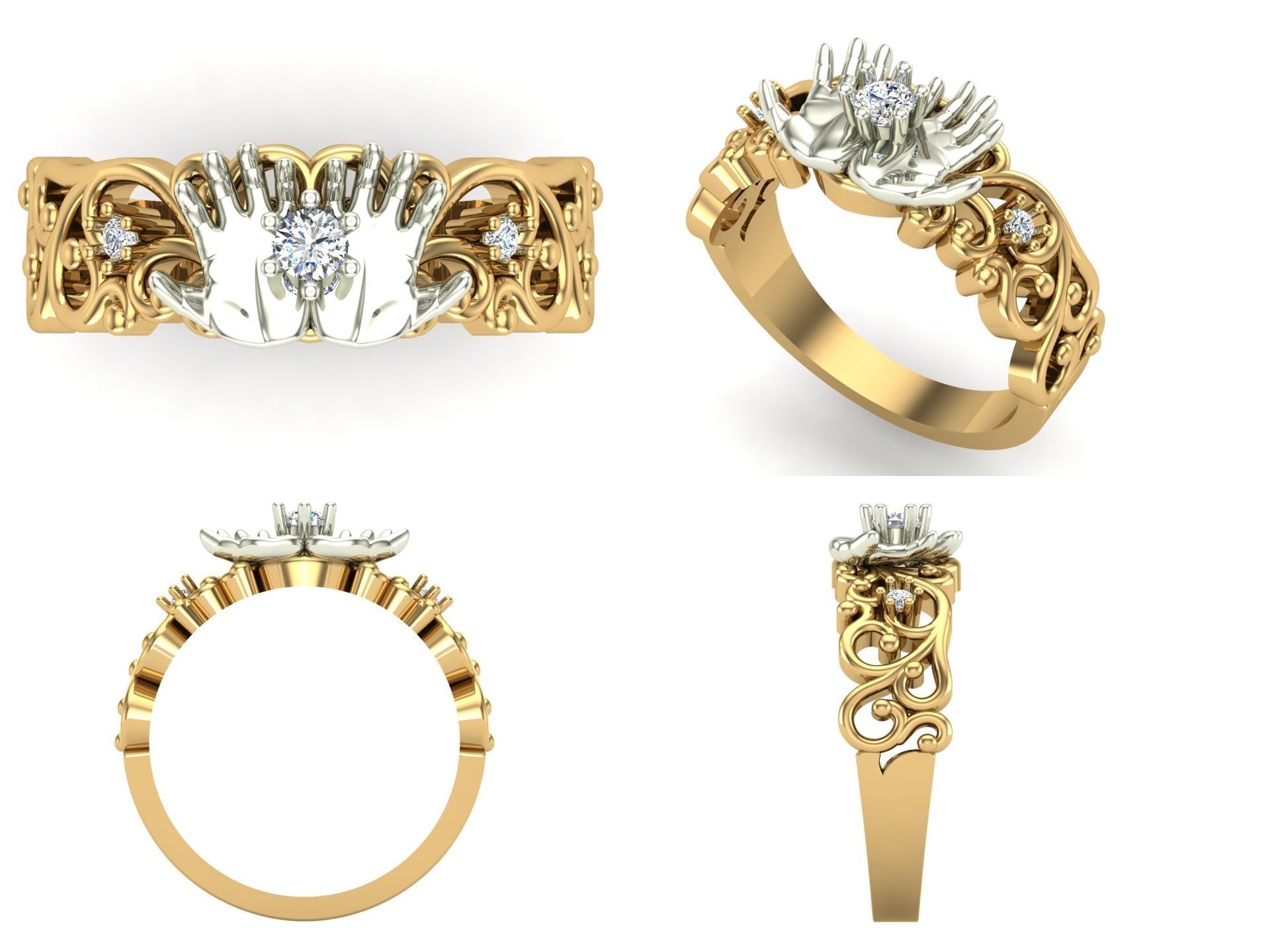 Ring 138 3D print model_5