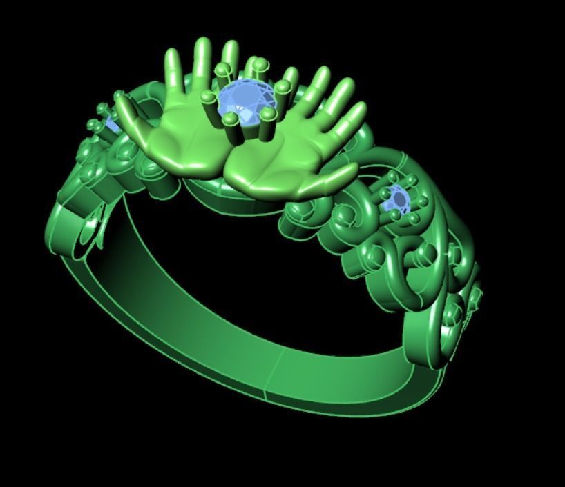 Ring 138 3D print model_9