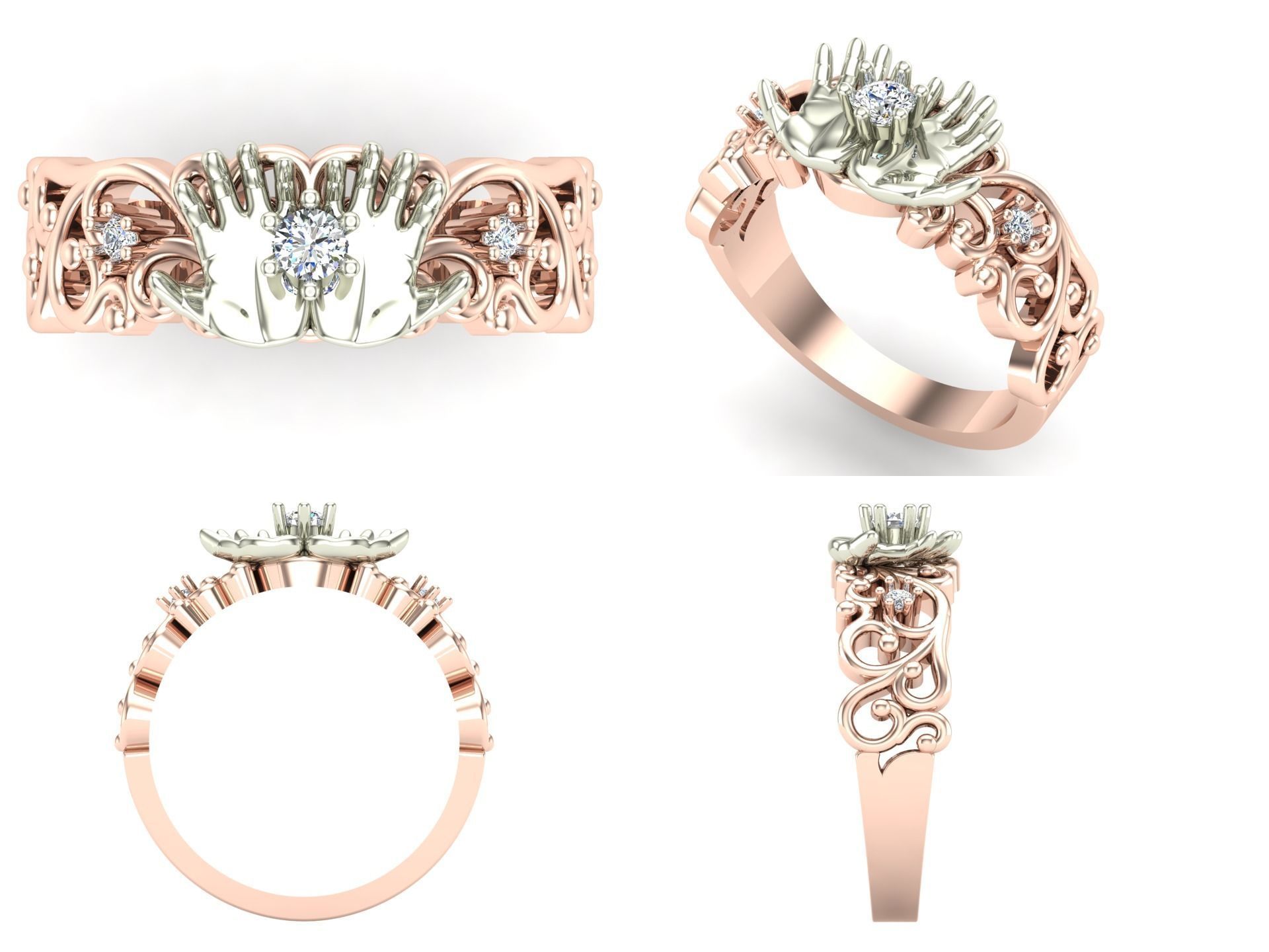 Ring 138 3D print model_4