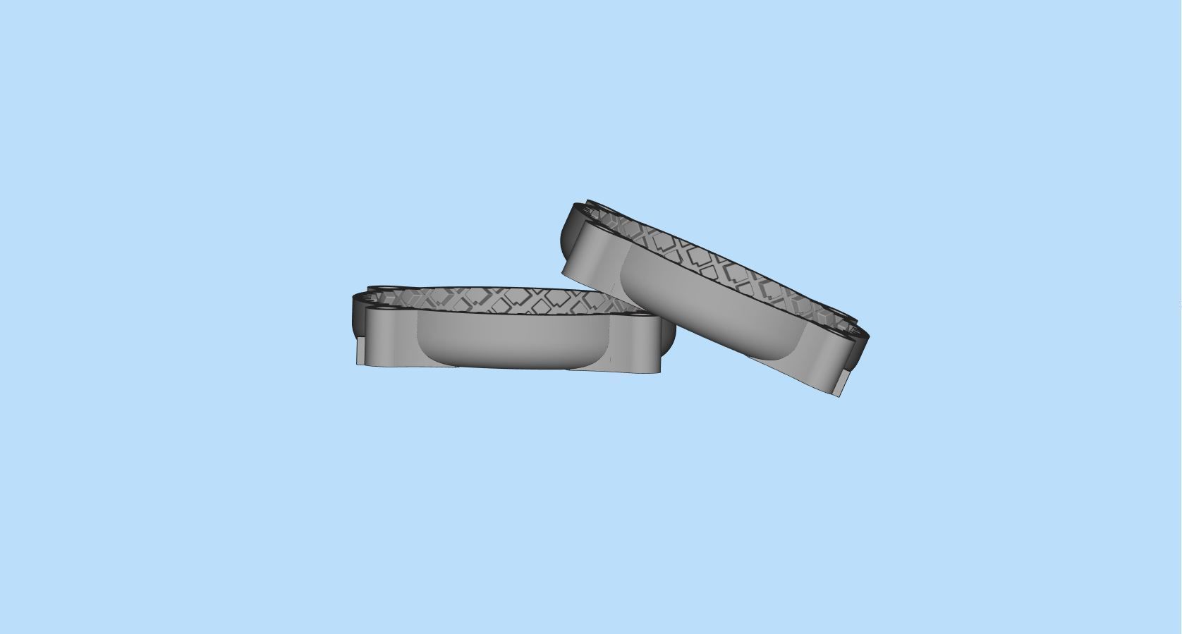 STL printable Mold RC Truck tire Rims and Tire files 3D print model_5