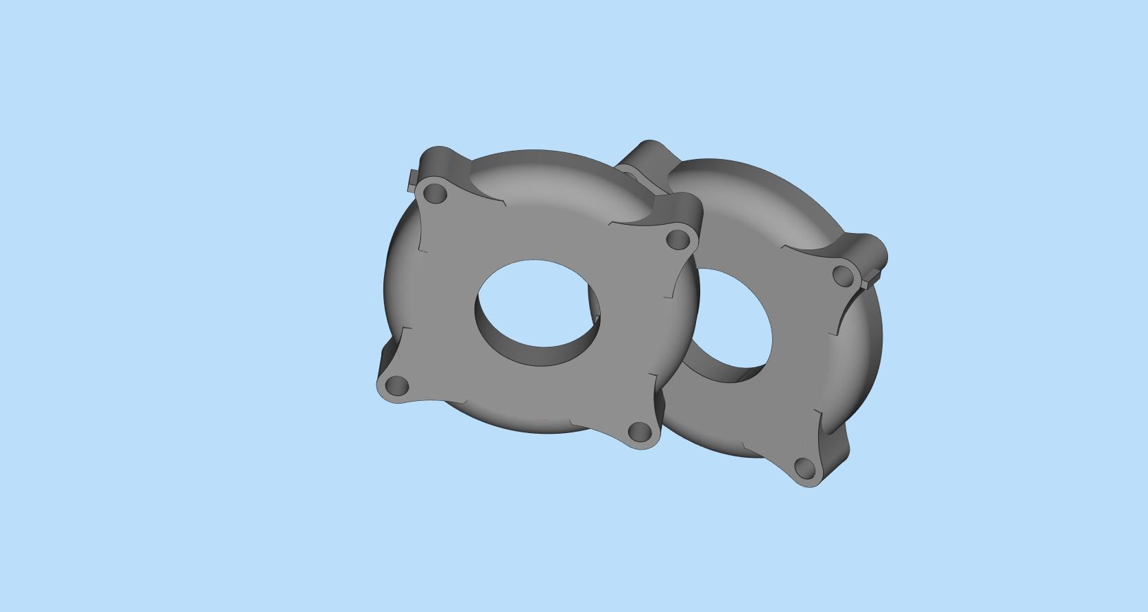 STL printable Mold RC Truck tire Rims and Tire files 3D print model_10