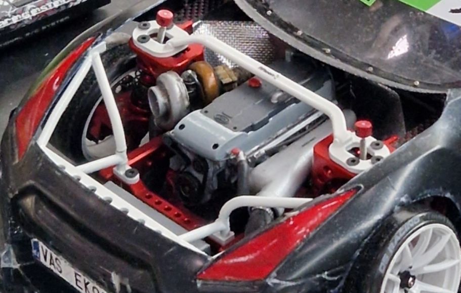 10th scale RC Drift Car Ford Barra Engine for Rhinomax II 3D print model_3