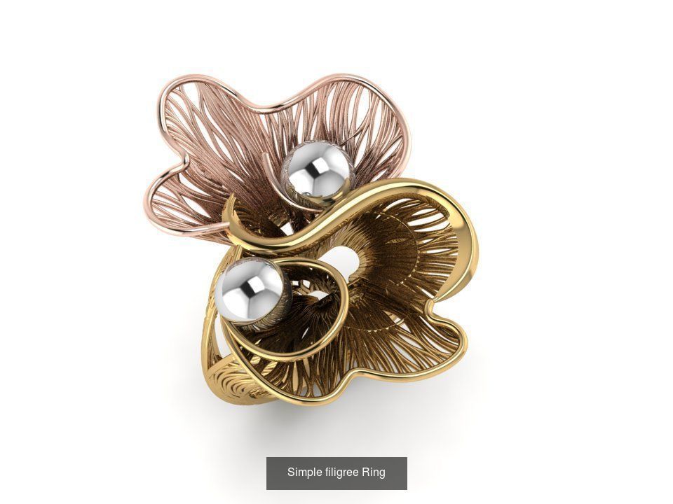 Mega filigree ring collection _55