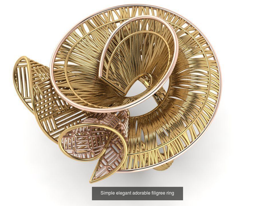 Mega filigree ring collection _48