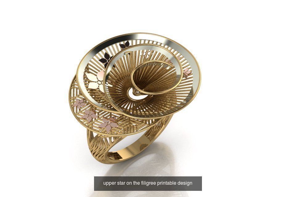 Mega filigree ring collection _28