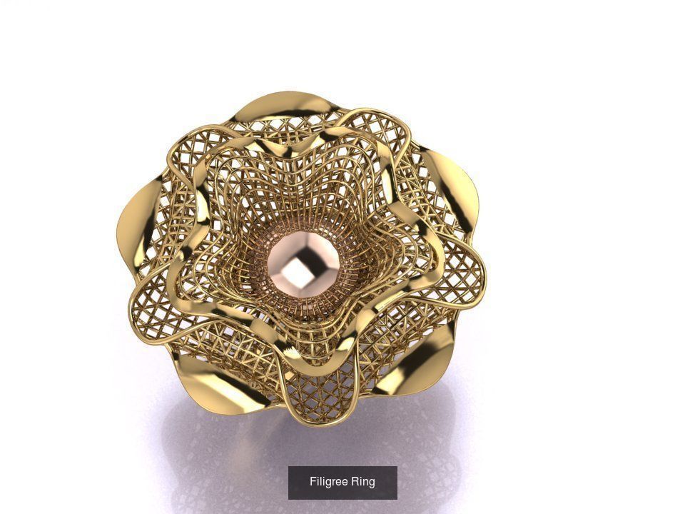 Mega filigree ring collection _23