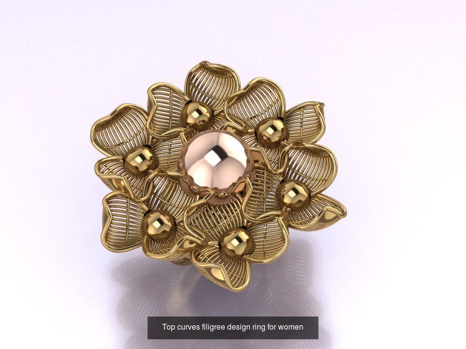 Mega filigree ring collection _36