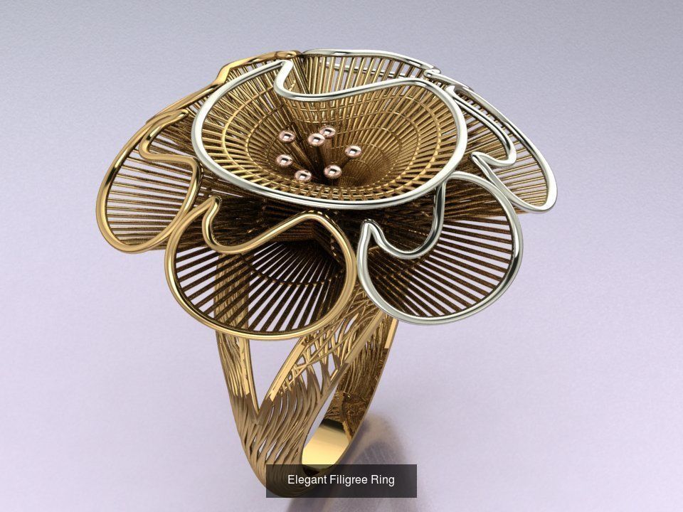 Mega filigree ring collection _46