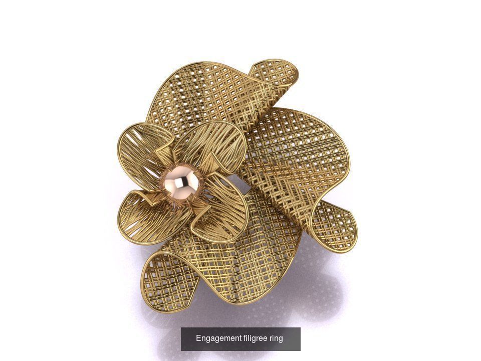 Mega filigree ring collection _35