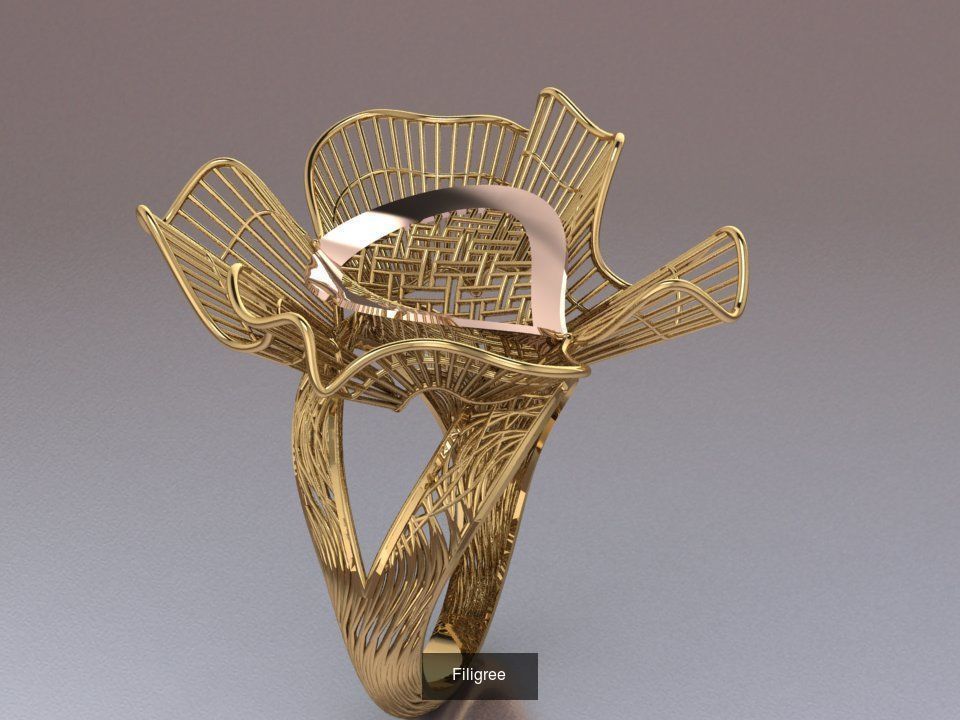 Mega filigree ring collection _74