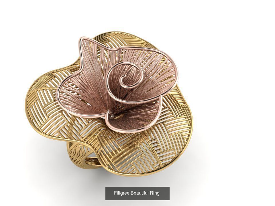 Mega filigree ring collection _50