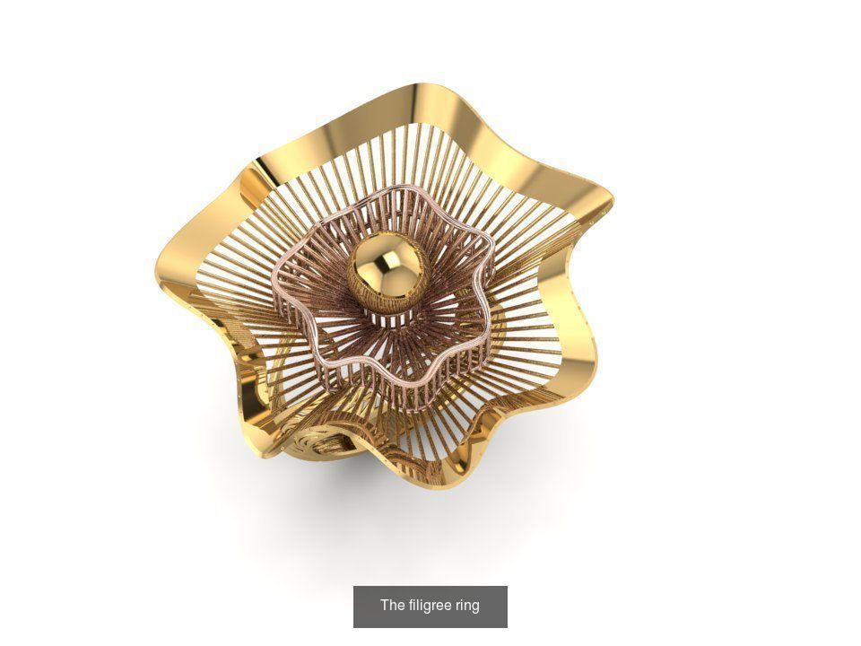 Mega filigree ring collection _62