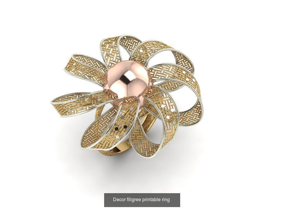 Mega filigree ring collection _57