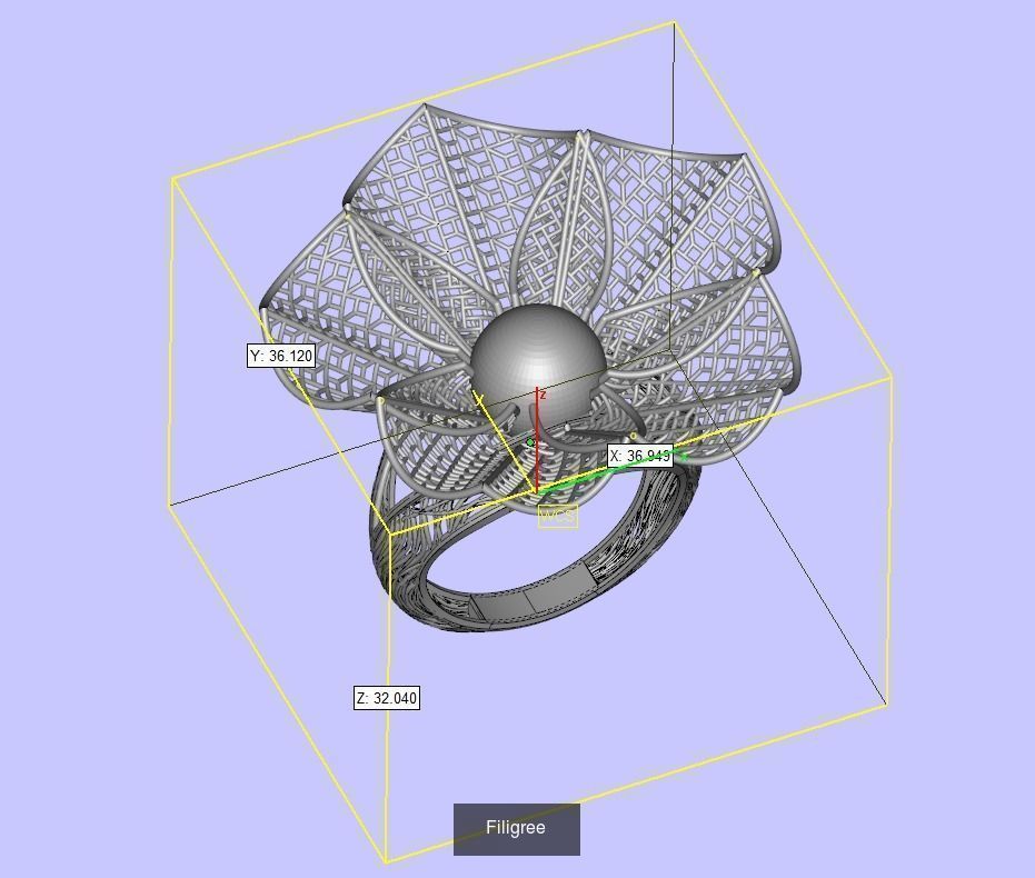 Mega filigree ring collection _72