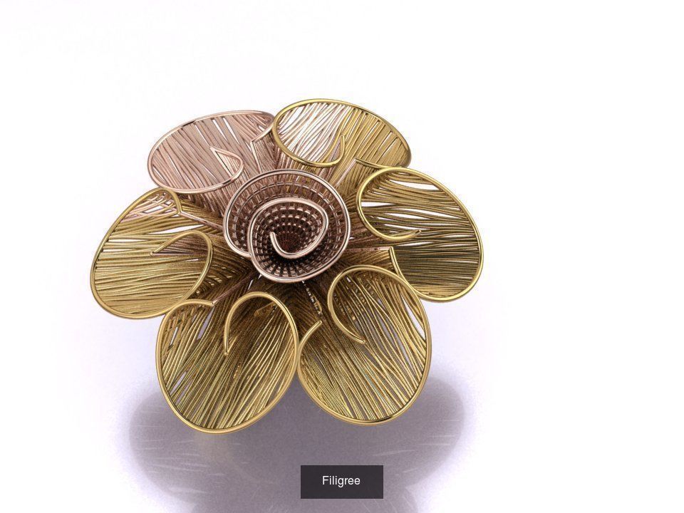 Mega filigree ring collection _38