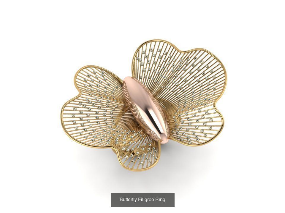 Mega filigree ring collection _61