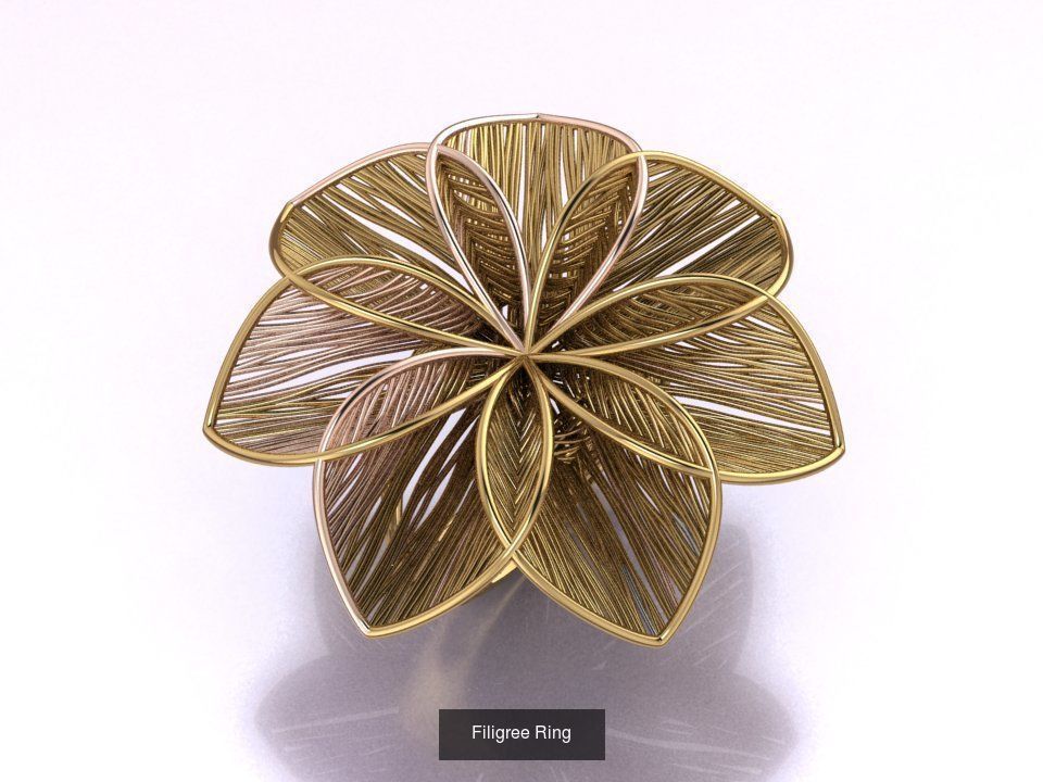 Mega filigree ring collection _40