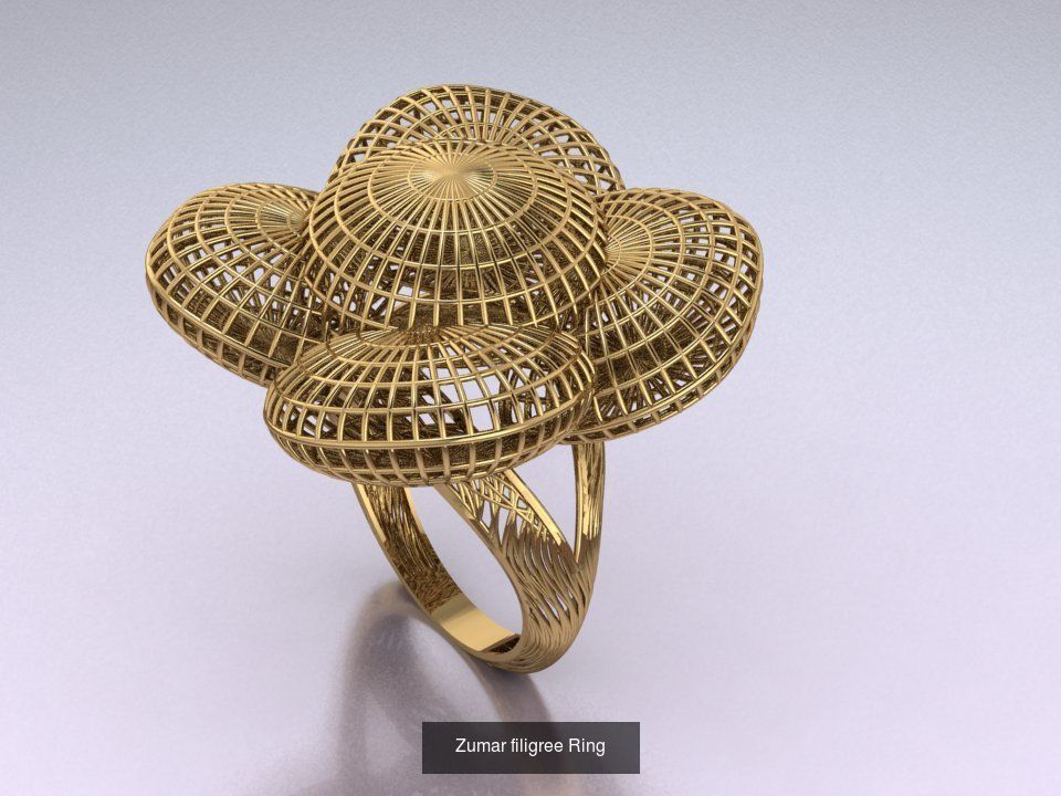 Mega filigree ring collection _43