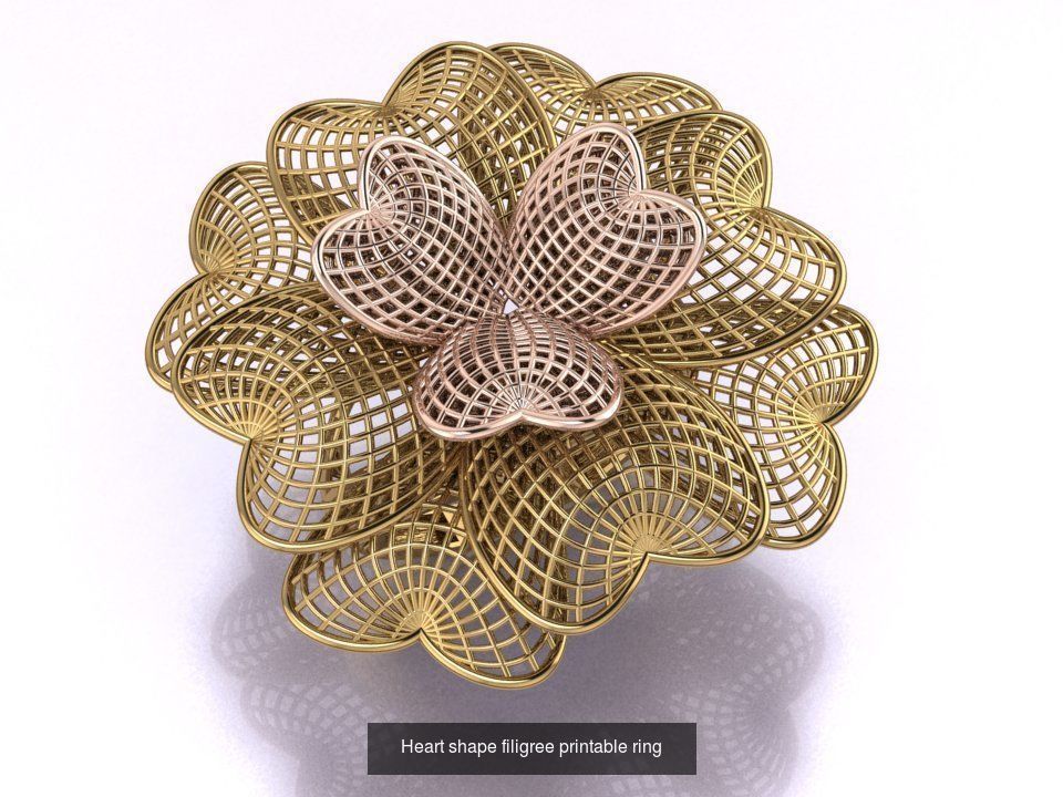 Mega filigree ring collection _31