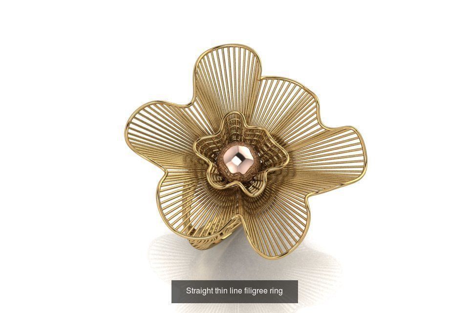 Mega filigree ring collection _26