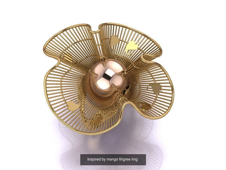 Mega filigree ring collection _65