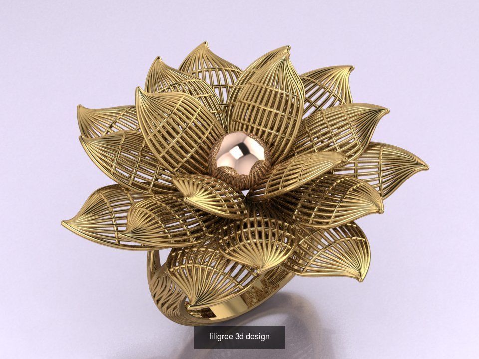 Mega filigree ring collection _44