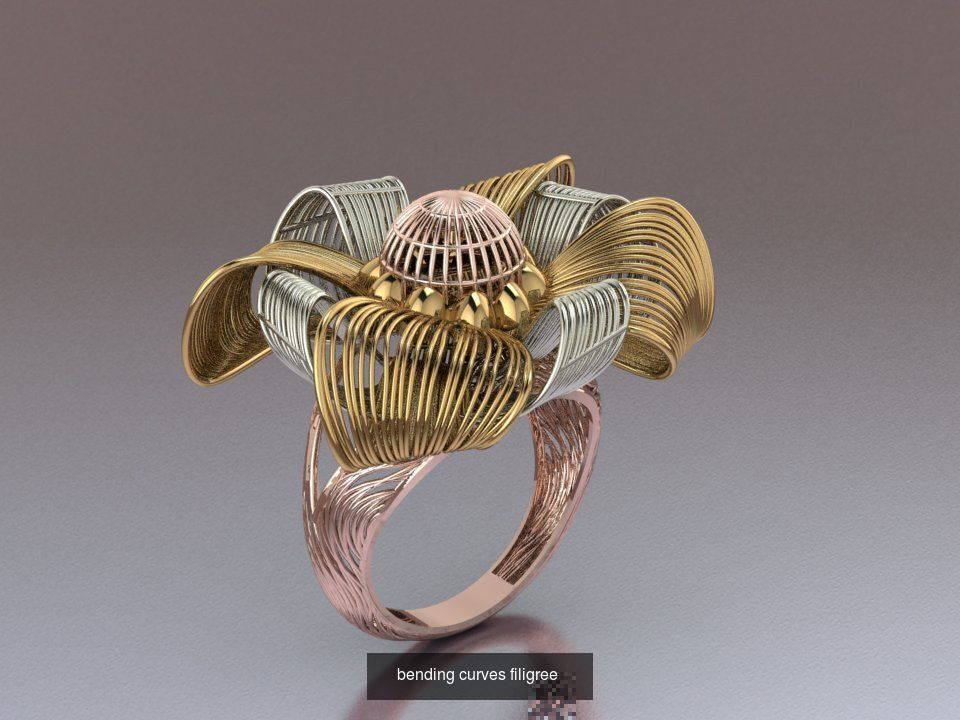 Mega filigree ring collection _68