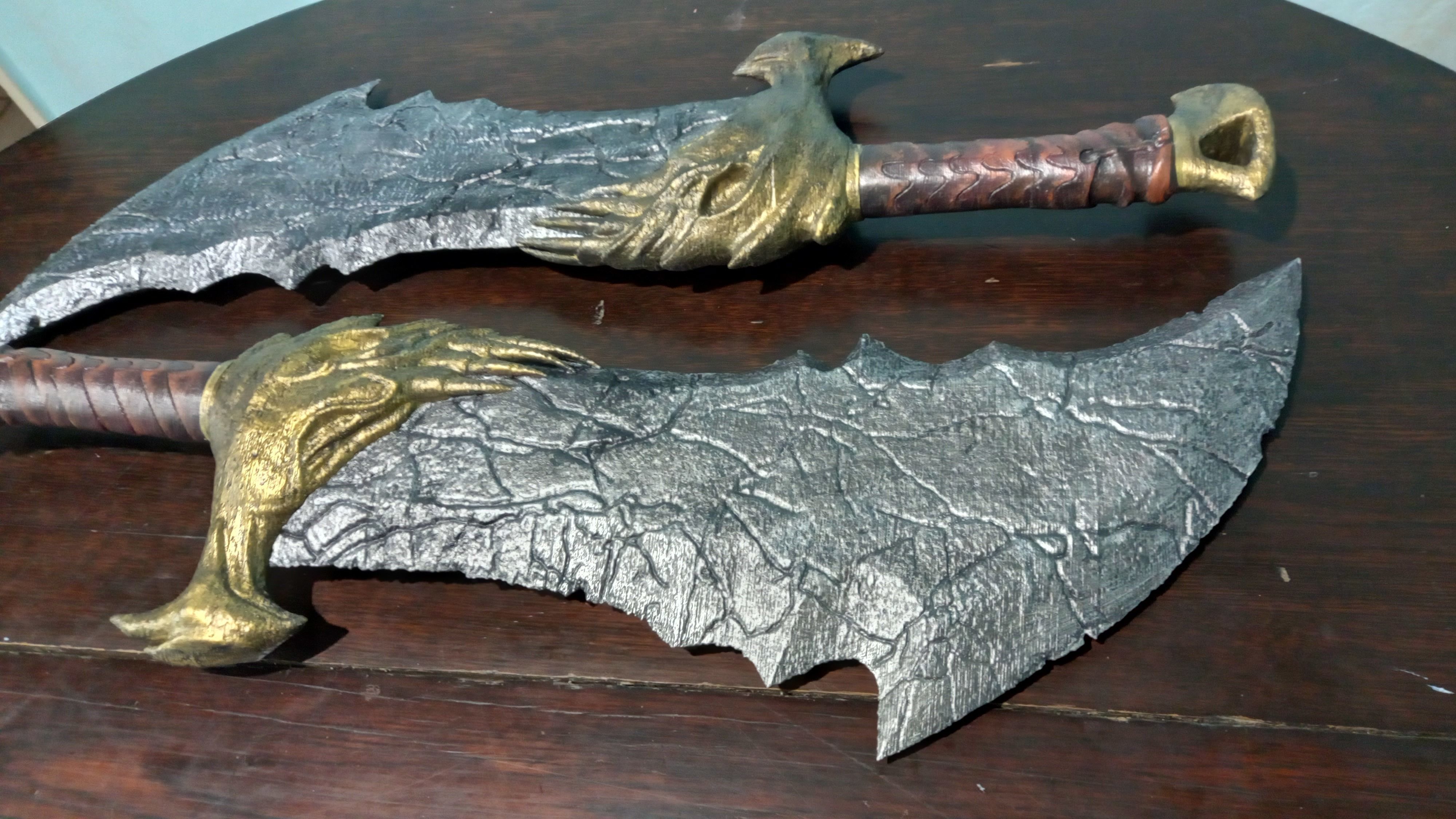 God of War 2018 sword of caos 3D print model_12