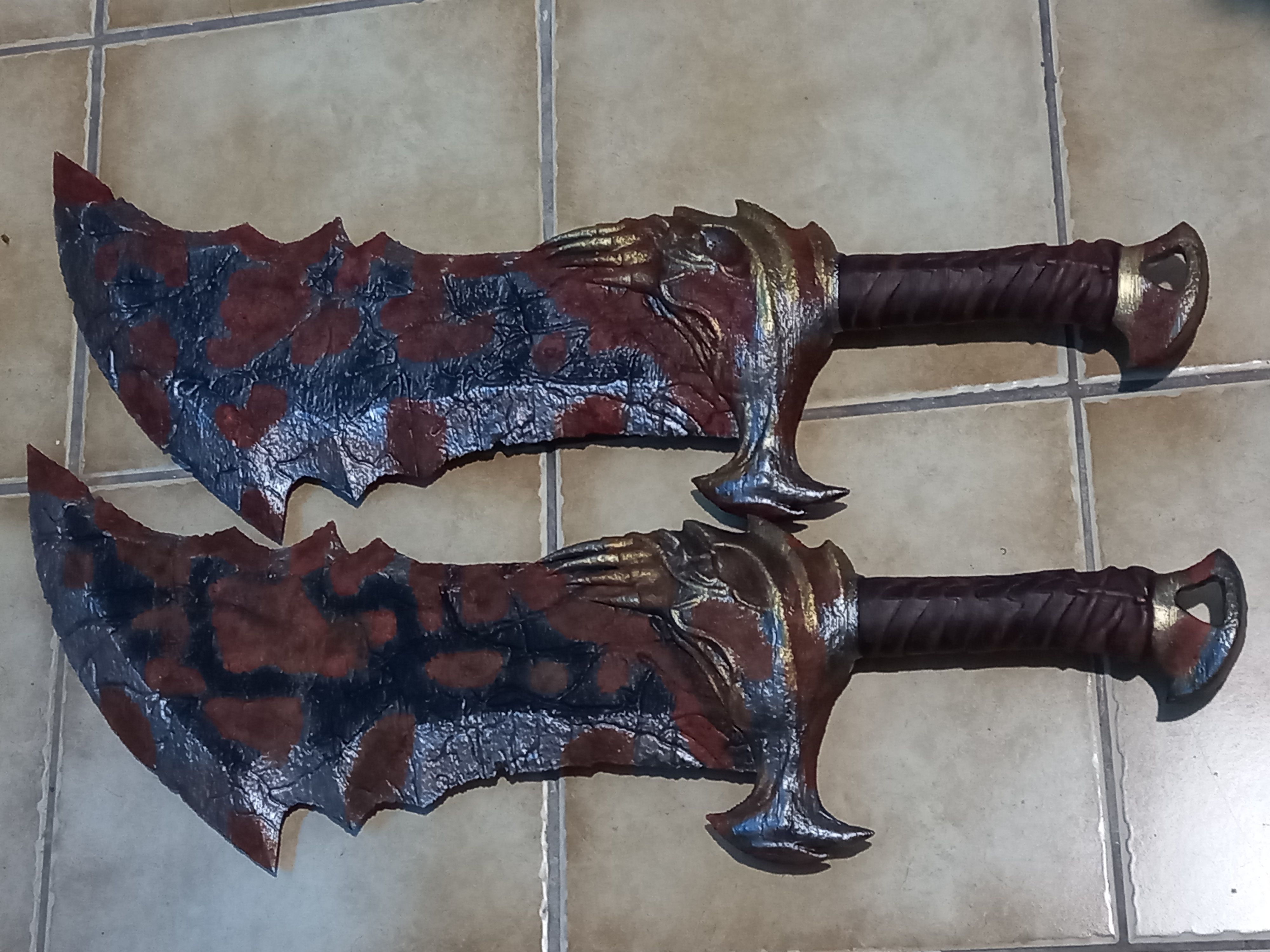 God of War 2018 sword of caos 3D print model_2