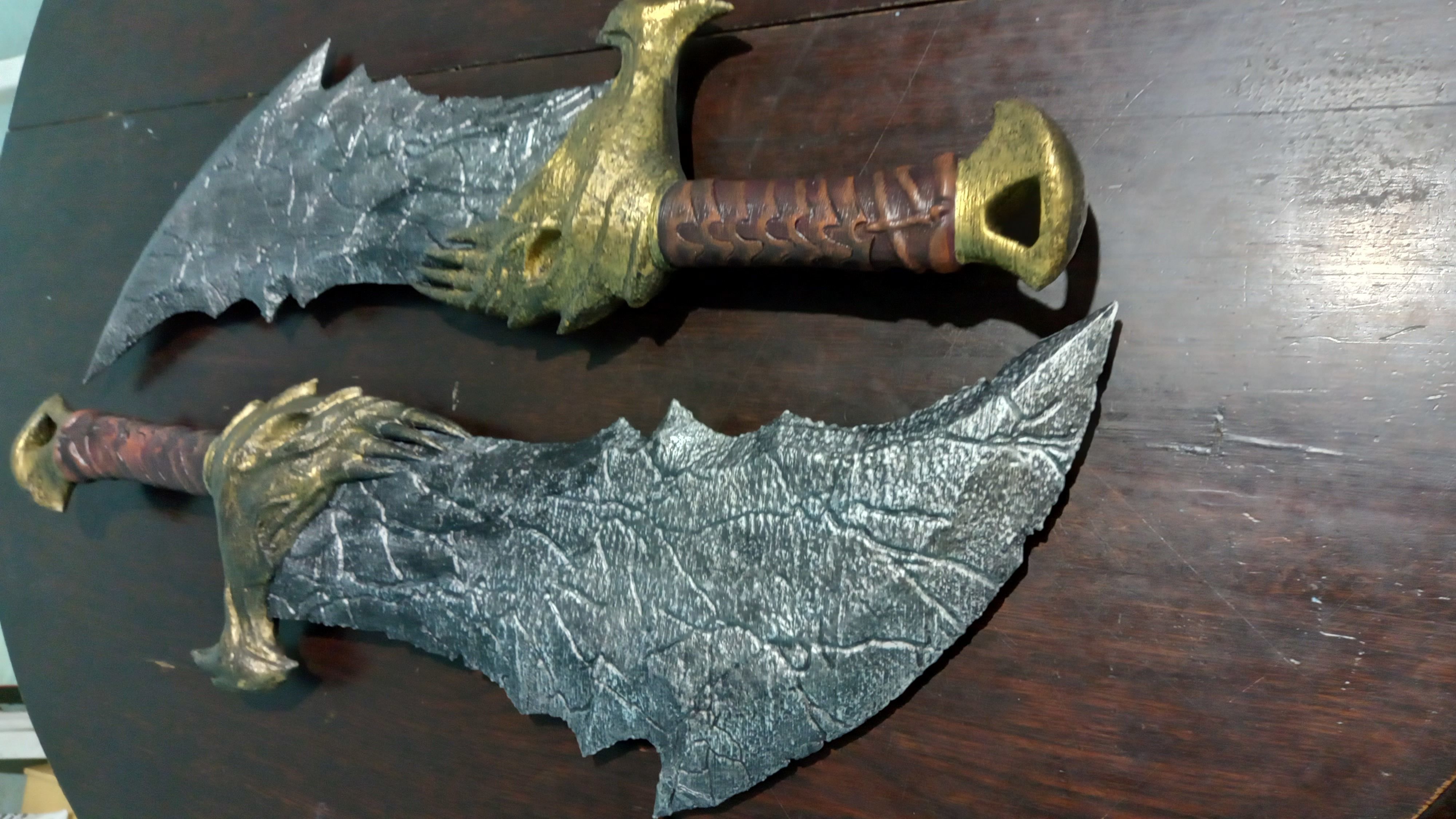 God of War 2018 sword of caos 3D print model_10