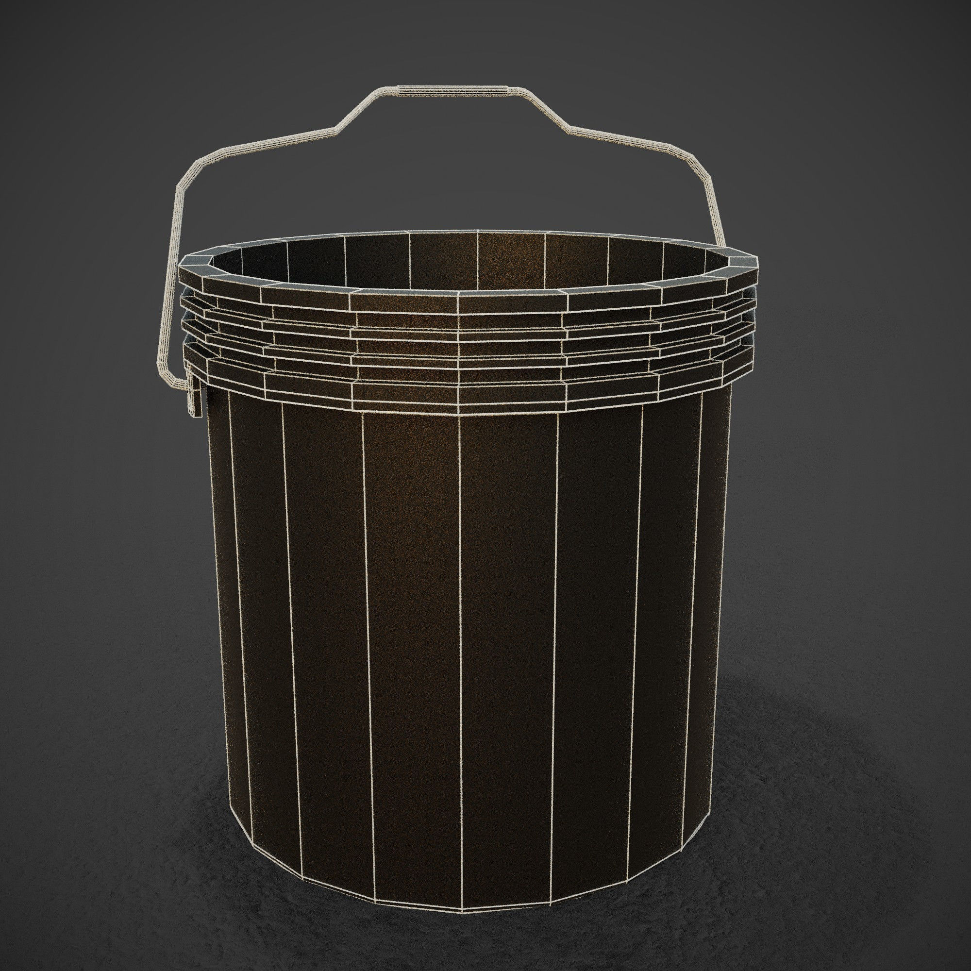 construction tools Low-poly 3D model_11