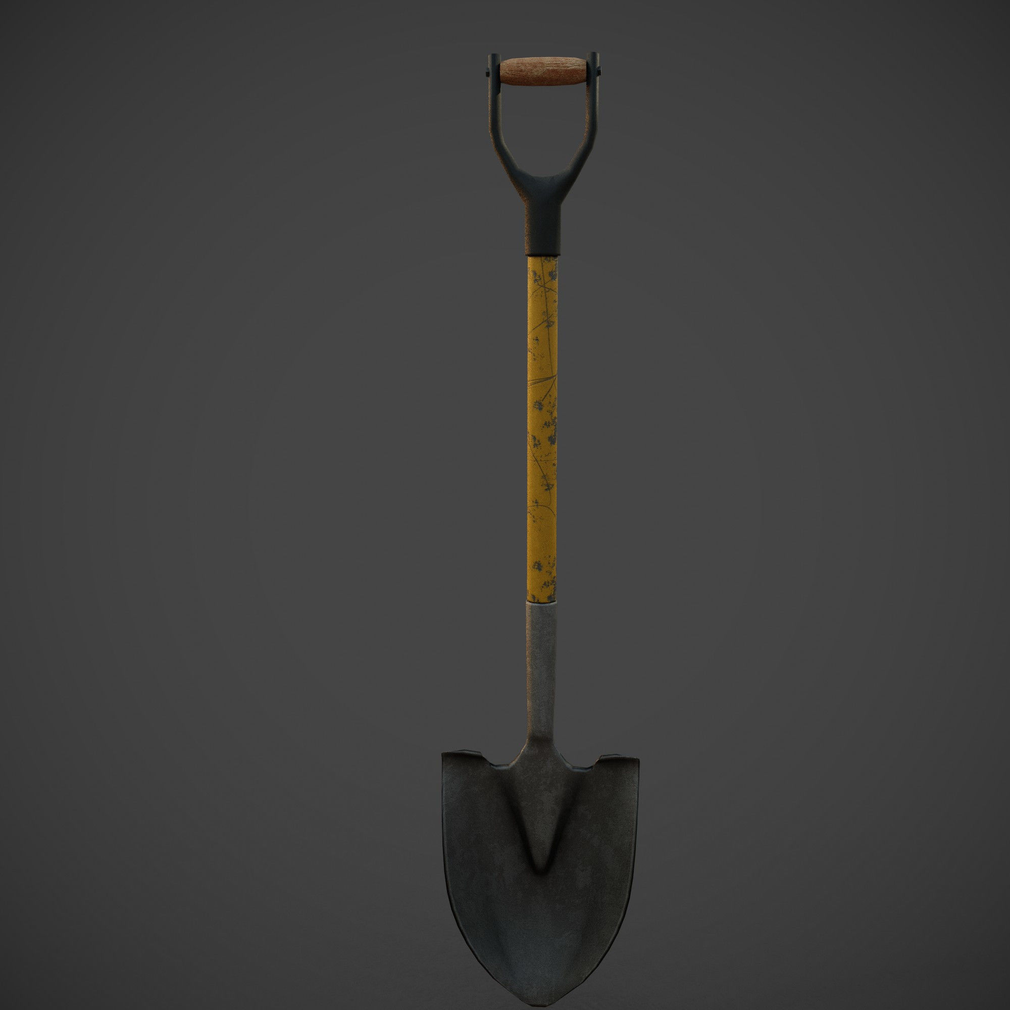 construction tools Low-poly 3D model_4